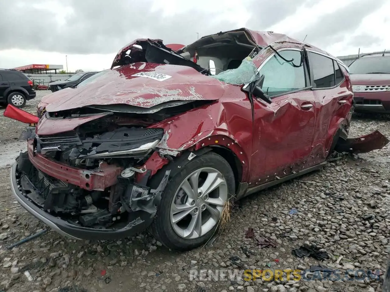1 Photograph of a damaged car KL4MMBS28MB100075 BUICK ENCORE 2021