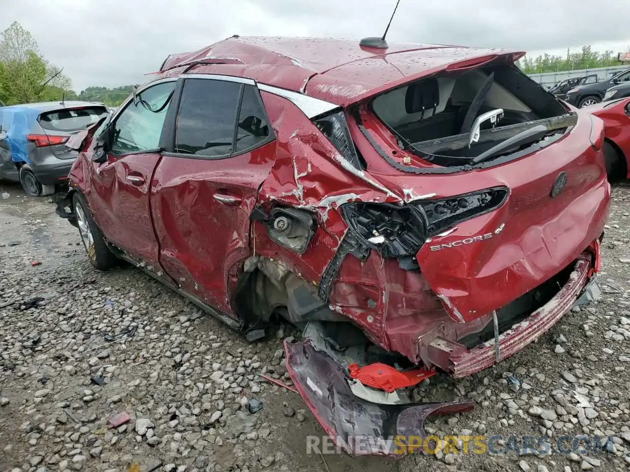 2 Photograph of a damaged car KL4MMBS28MB100075 BUICK ENCORE 2021