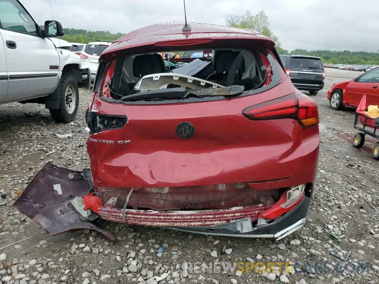 6 Photograph of a damaged car KL4MMBS28MB100075 BUICK ENCORE 2021