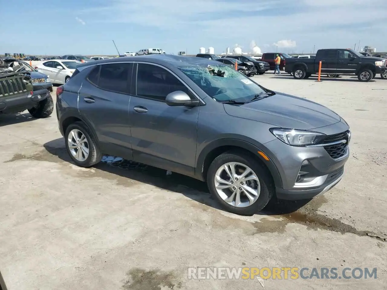 4 Photograph of a damaged car KL4MMBS29MB179286 BUICK ENCORE 2021
