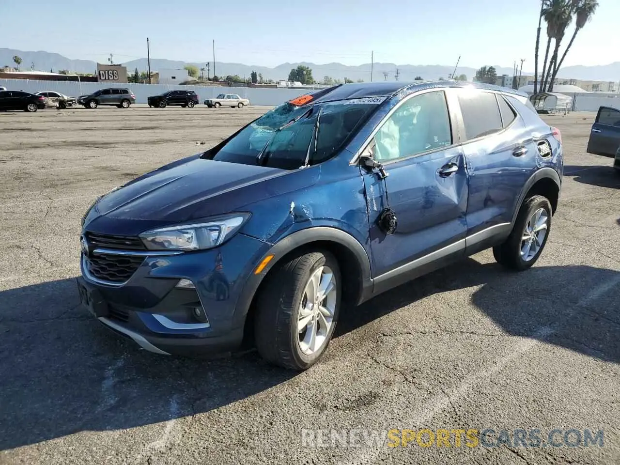 1 Photograph of a damaged car KL4MMBS2XMB112230 BUICK ENCORE 2021