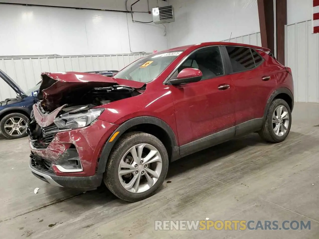 1 Photograph of a damaged car KL4MMCSL7MB141327 BUICK ENCORE 2021