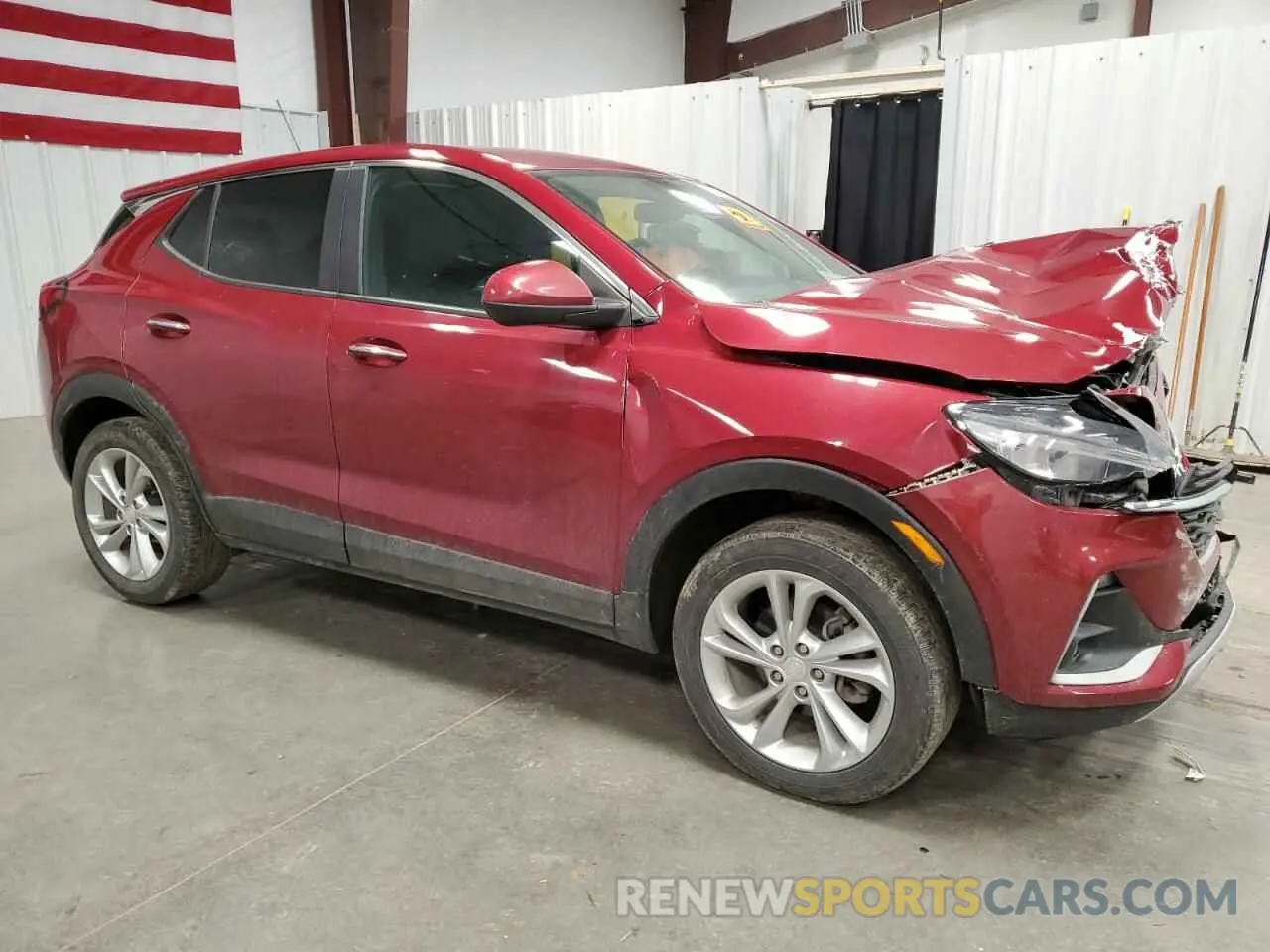 4 Photograph of a damaged car KL4MMCSL7MB141327 BUICK ENCORE 2021