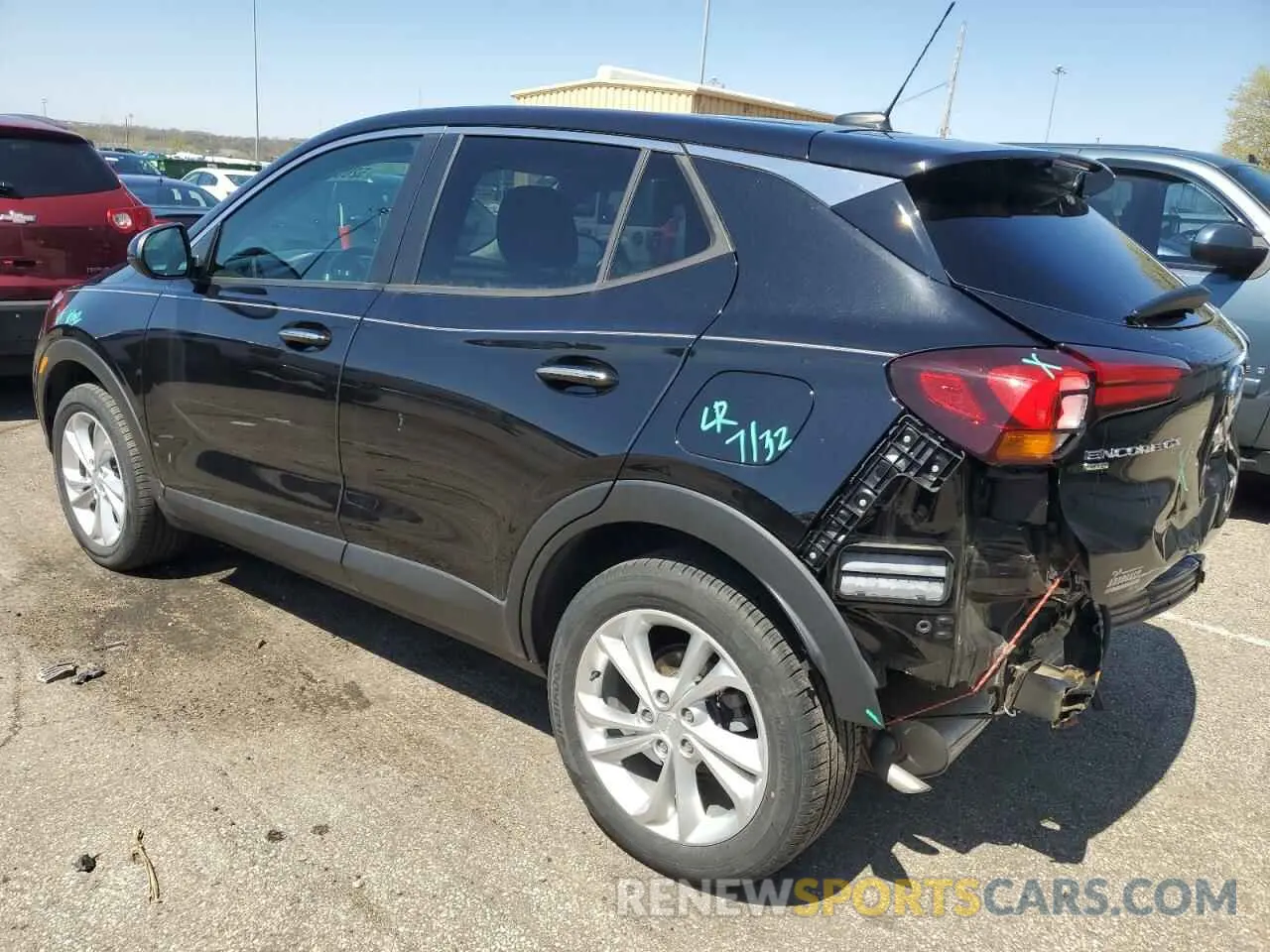 2 Photograph of a damaged car KL4MMCSLXMB094214 BUICK ENCORE 2021