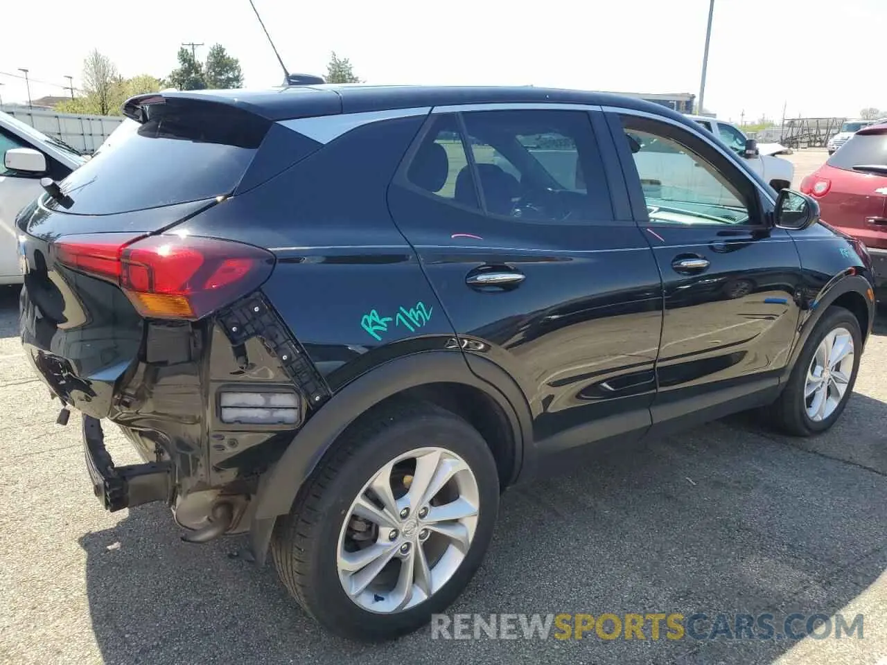 3 Photograph of a damaged car KL4MMCSLXMB094214 BUICK ENCORE 2021