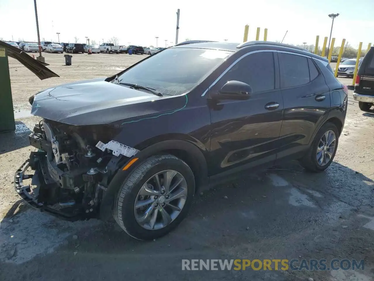 1 Photograph of a damaged car KL4MMDS22MB051323 BUICK ENCORE 2021