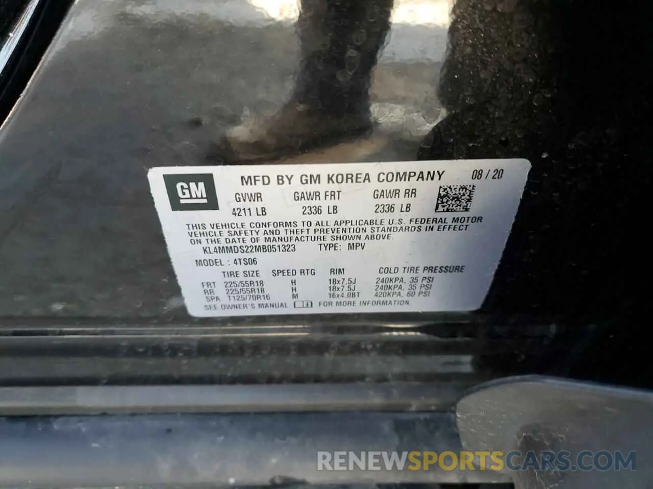 15 Photograph of a damaged car KL4MMDS22MB051323 BUICK ENCORE 2021