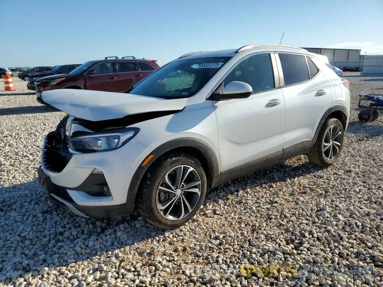 1 Photograph of a damaged car KL4MMDS23MB180445 BUICK ENCORE 2021