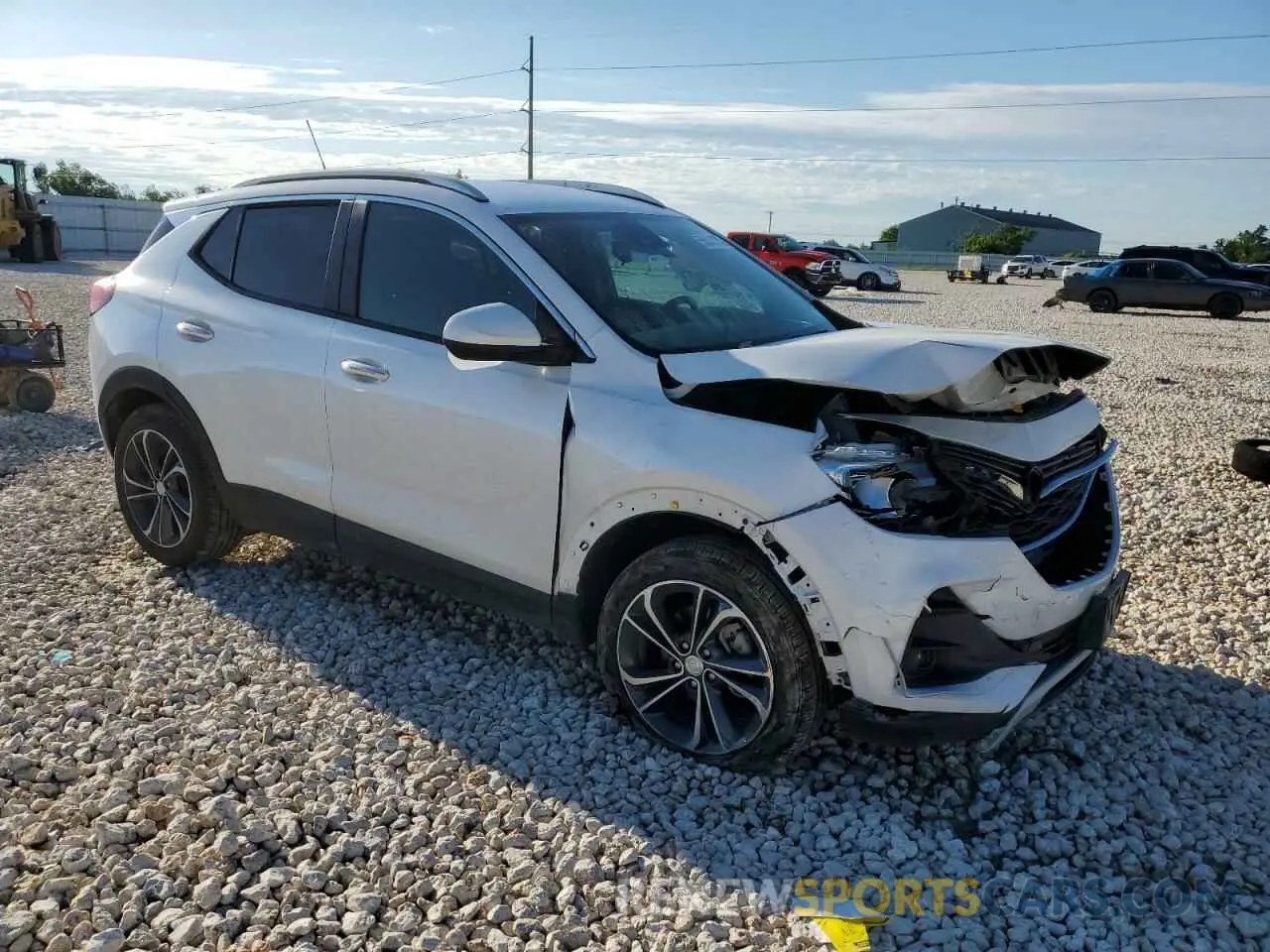 4 Photograph of a damaged car KL4MMDS23MB180445 BUICK ENCORE 2021