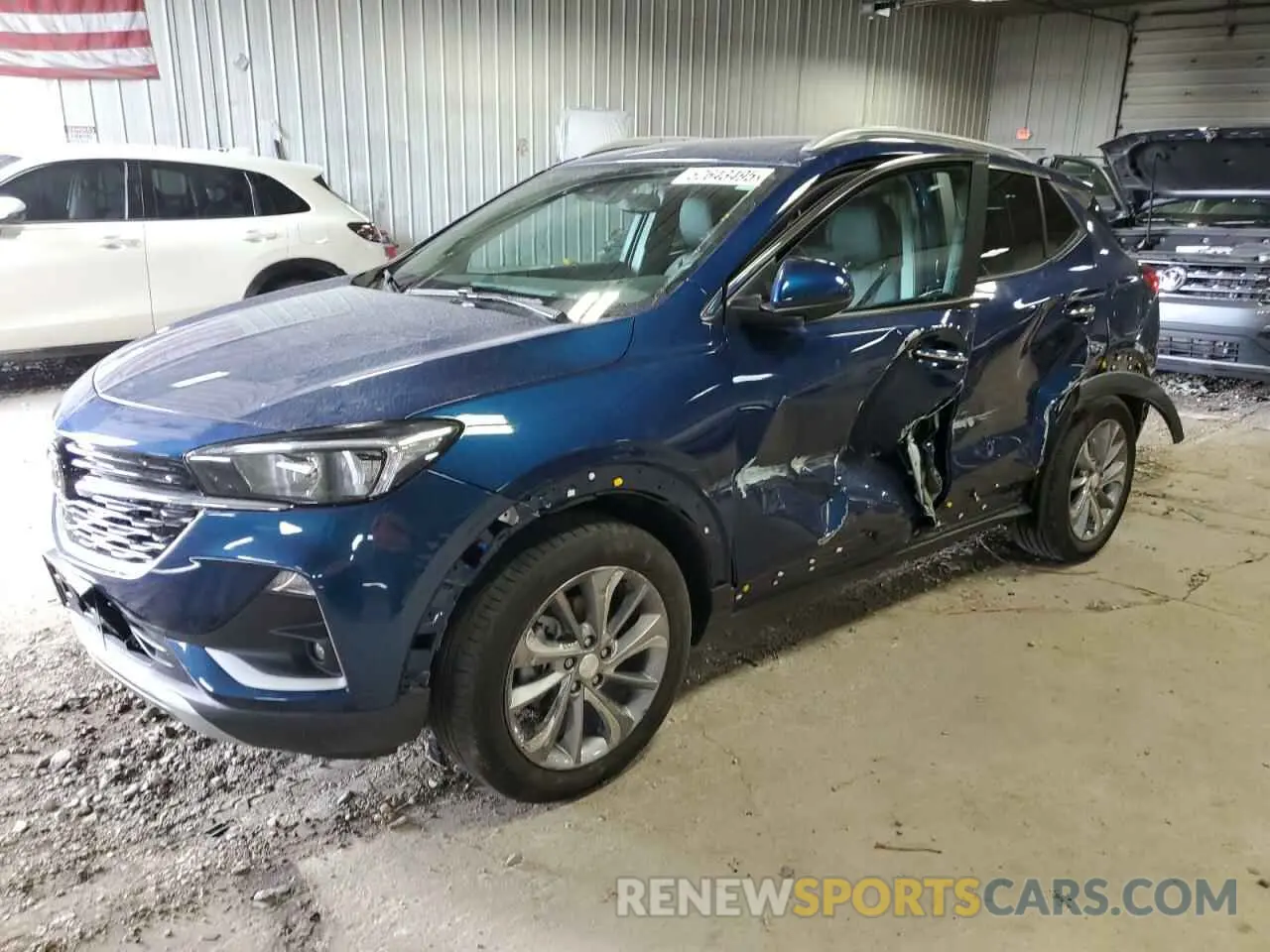 1 Photograph of a damaged car KL4MMDS25MB140075 BUICK ENCORE 2021