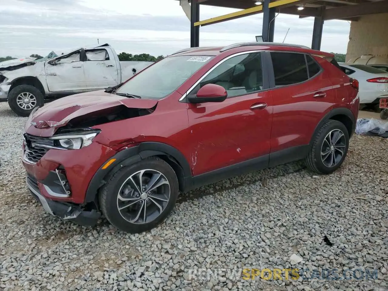 1 Photograph of a damaged car KL4MMDS26MB091873 BUICK ENCORE 2021
