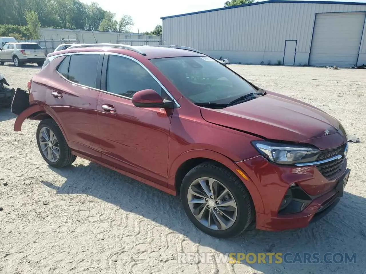 4 Photograph of a damaged car KL4MMDS27MB058459 BUICK ENCORE 2021