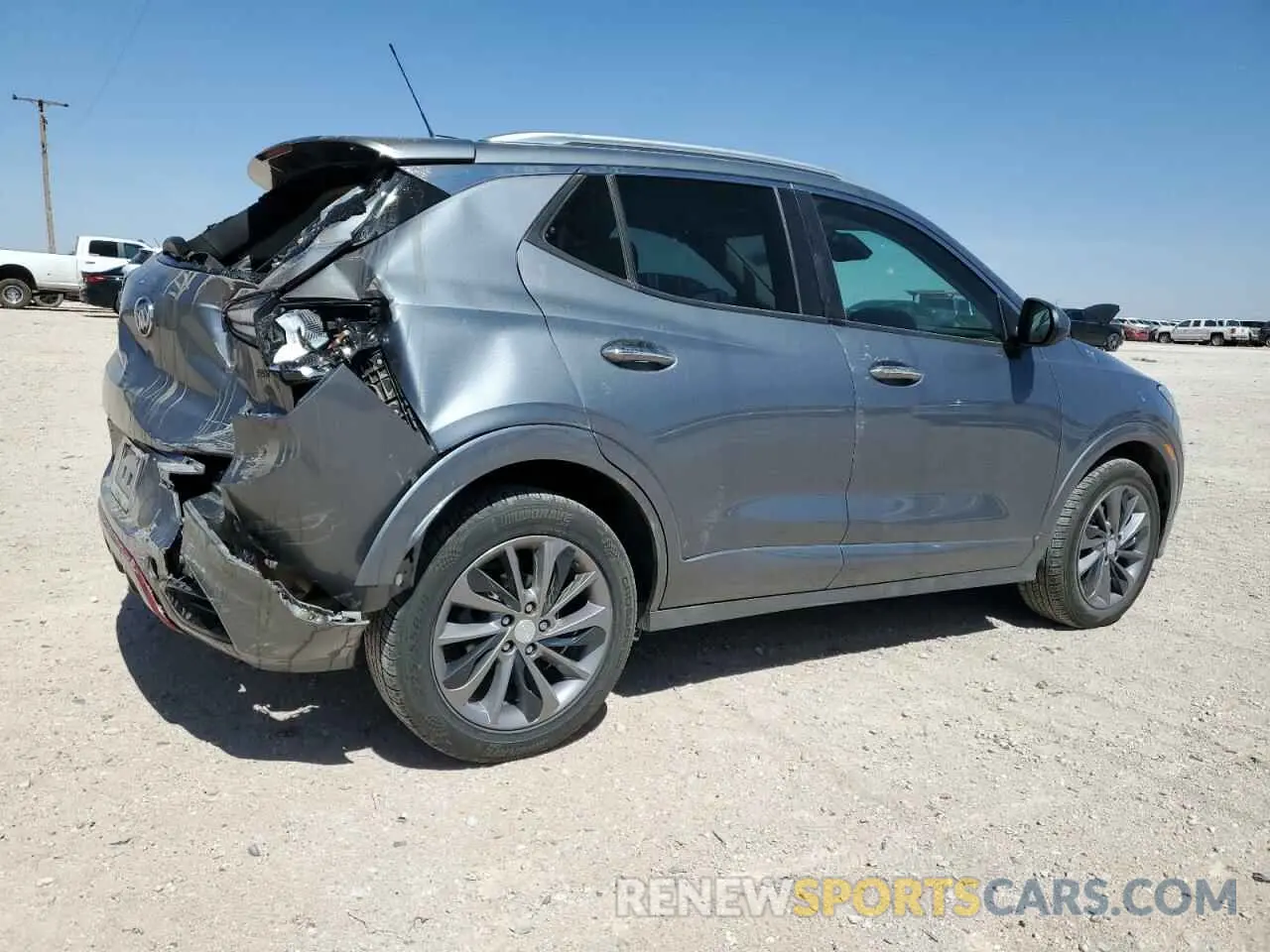 3 Photograph of a damaged car KL4MMDS27MB137114 BUICK ENCORE 2021
