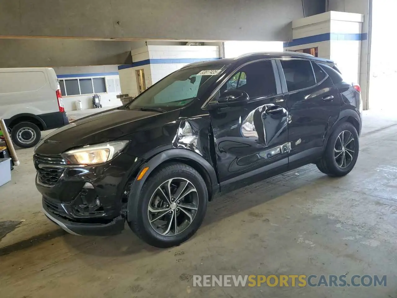 1 Photograph of a damaged car KL4MMDS27MB158321 BUICK ENCORE 2021