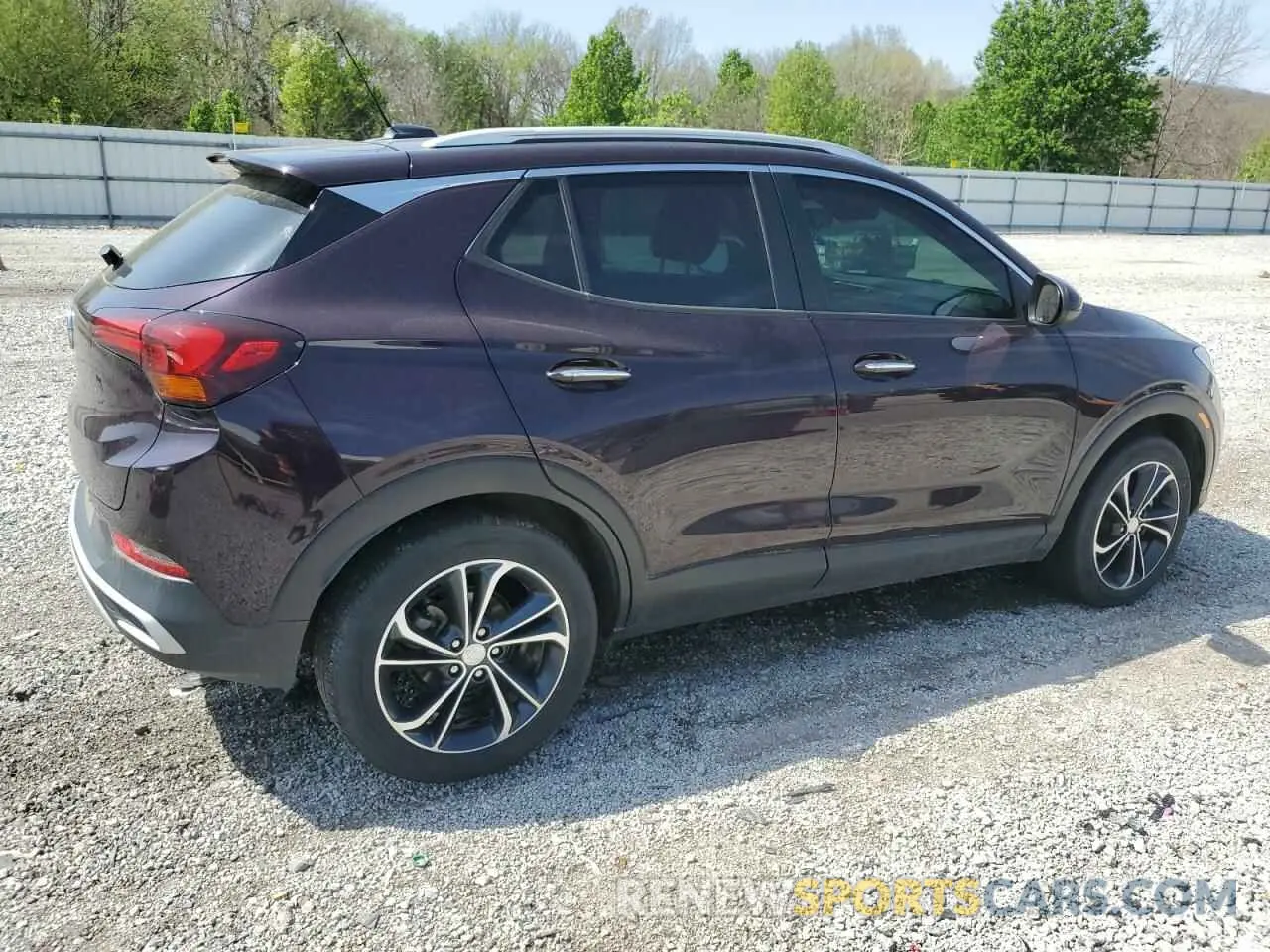 3 Photograph of a damaged car KL4MMDS29MB122632 BUICK ENCORE 2021
