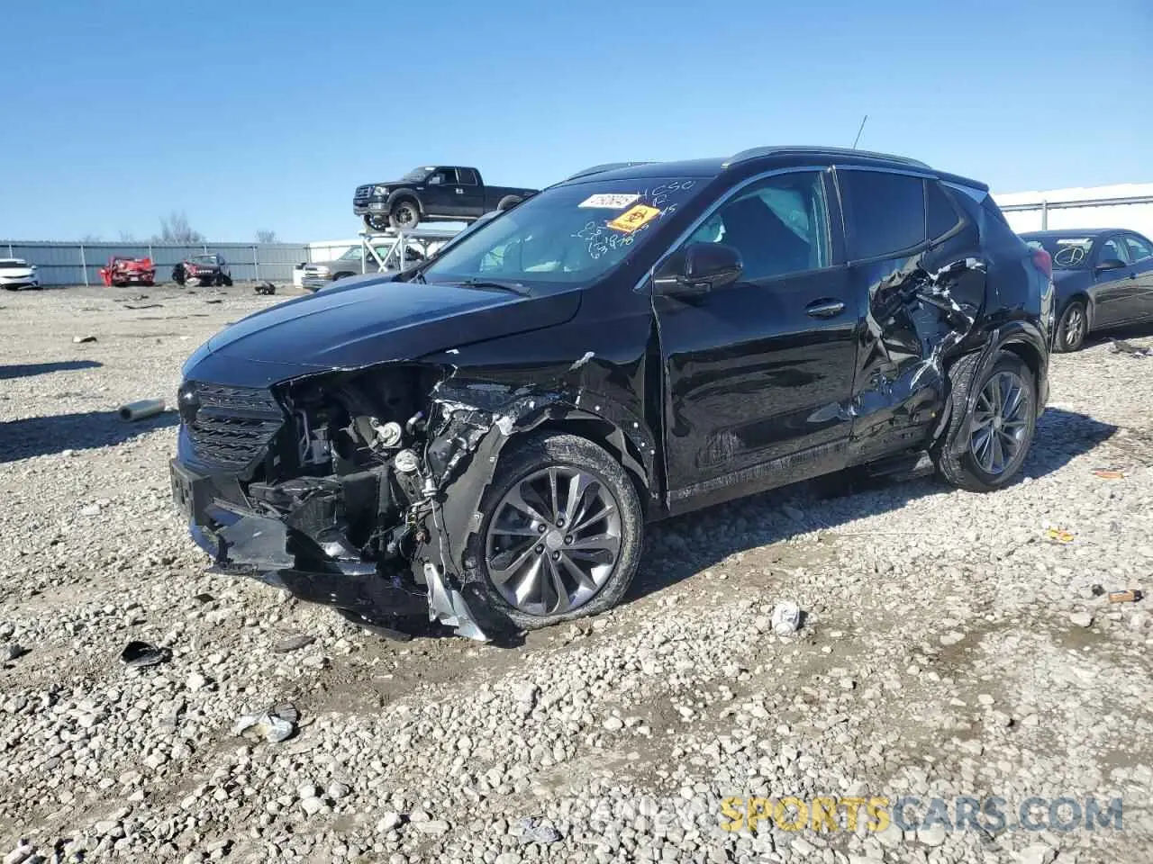 1 Photograph of a damaged car KL4MMDS2XMB058746 BUICK ENCORE 2021