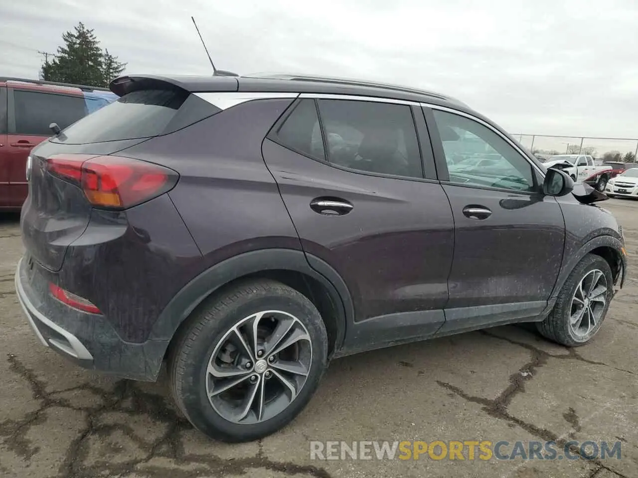 3 Photograph of a damaged car KL4MMDS2XMB118315 BUICK ENCORE 2021