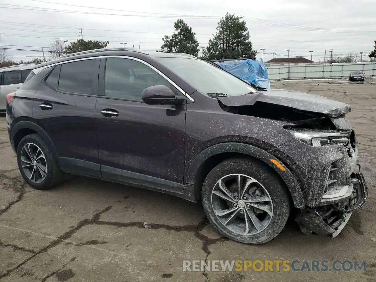4 Photograph of a damaged car KL4MMDS2XMB118315 BUICK ENCORE 2021
