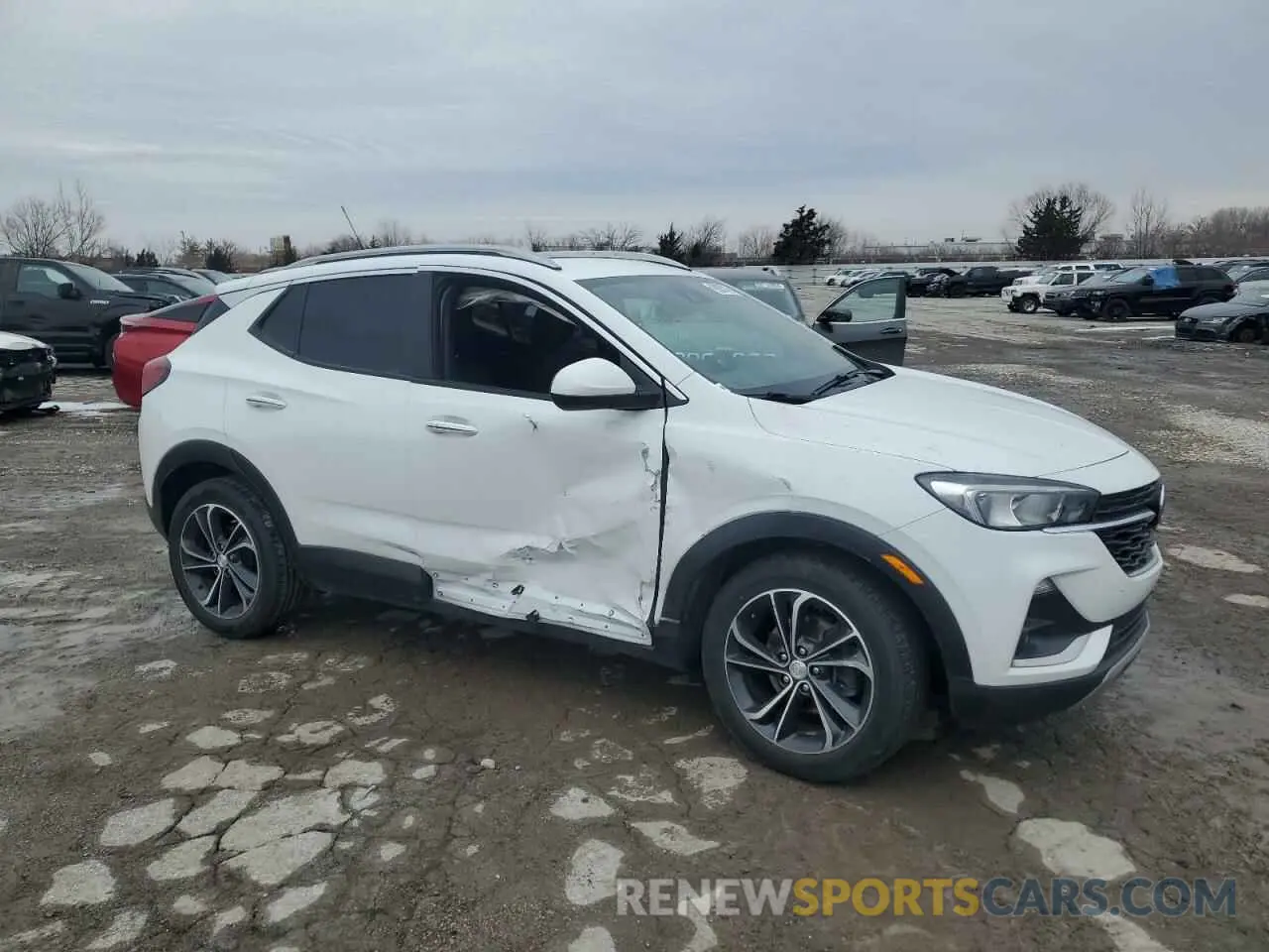4 Photograph of a damaged car KL4MMDS2XMB118654 BUICK ENCORE 2021