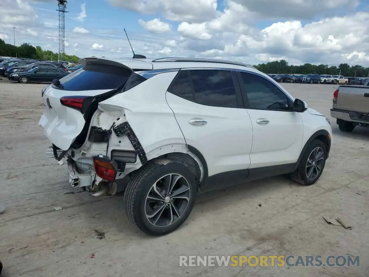 3 Photograph of a damaged car KL4MMDS2XMB179616 BUICK ENCORE 2021