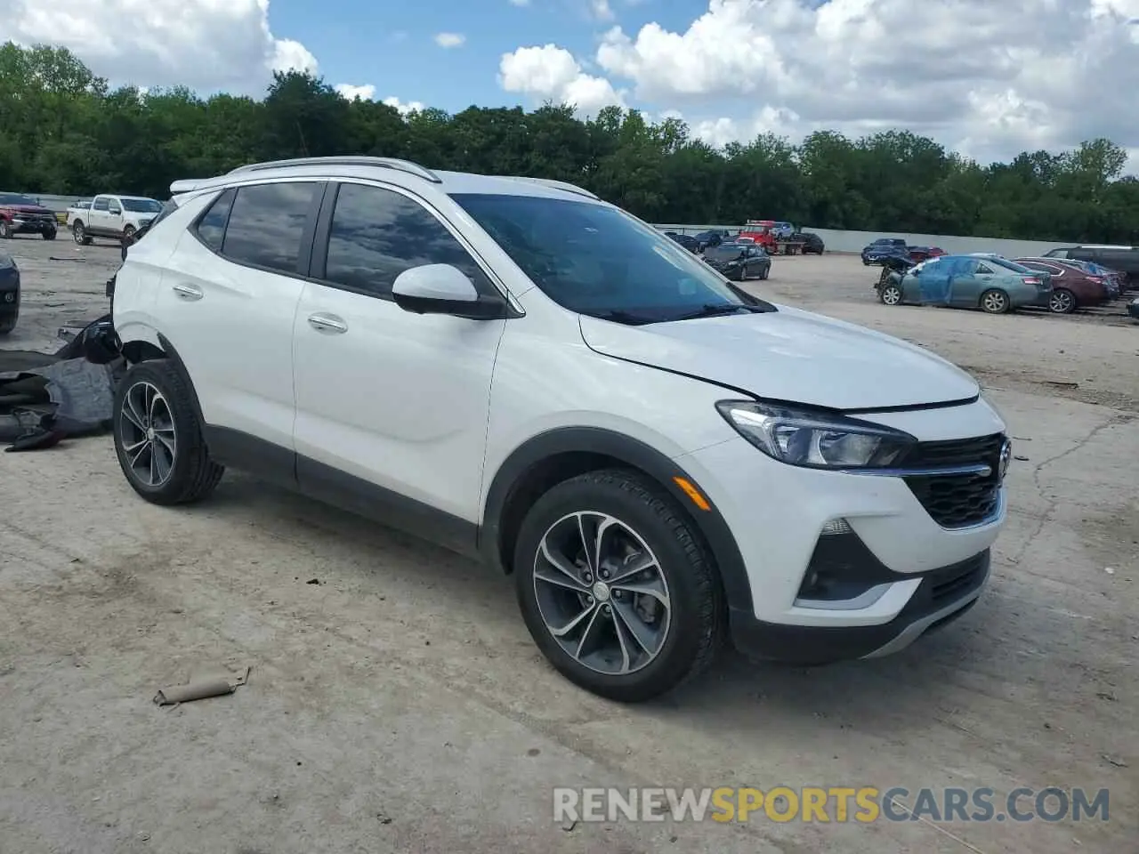 4 Photograph of a damaged car KL4MMDS2XMB179616 BUICK ENCORE 2021
