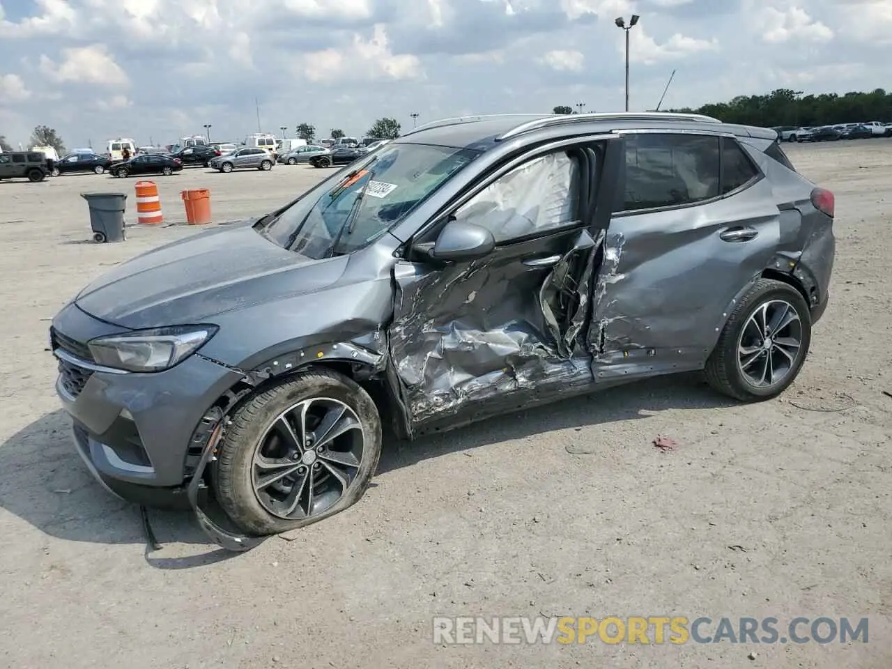 1 Photograph of a damaged car KL4MMDSL0MB171288 BUICK ENCORE 2021