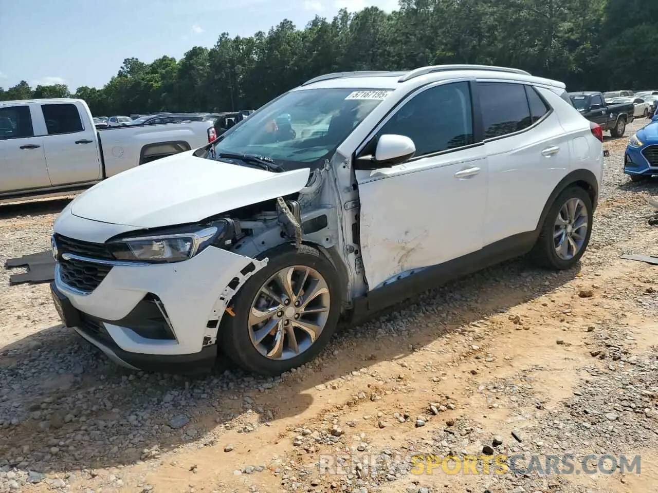 1 Photograph of a damaged car KL4MMDSL1MB080983 BUICK ENCORE 2021