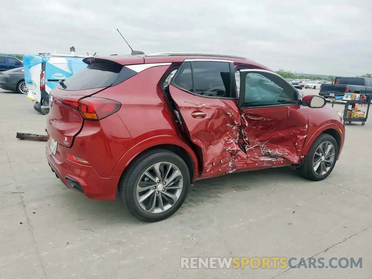 3 Photograph of a damaged car KL4MMDSL2MB115451 BUICK ENCORE 2021