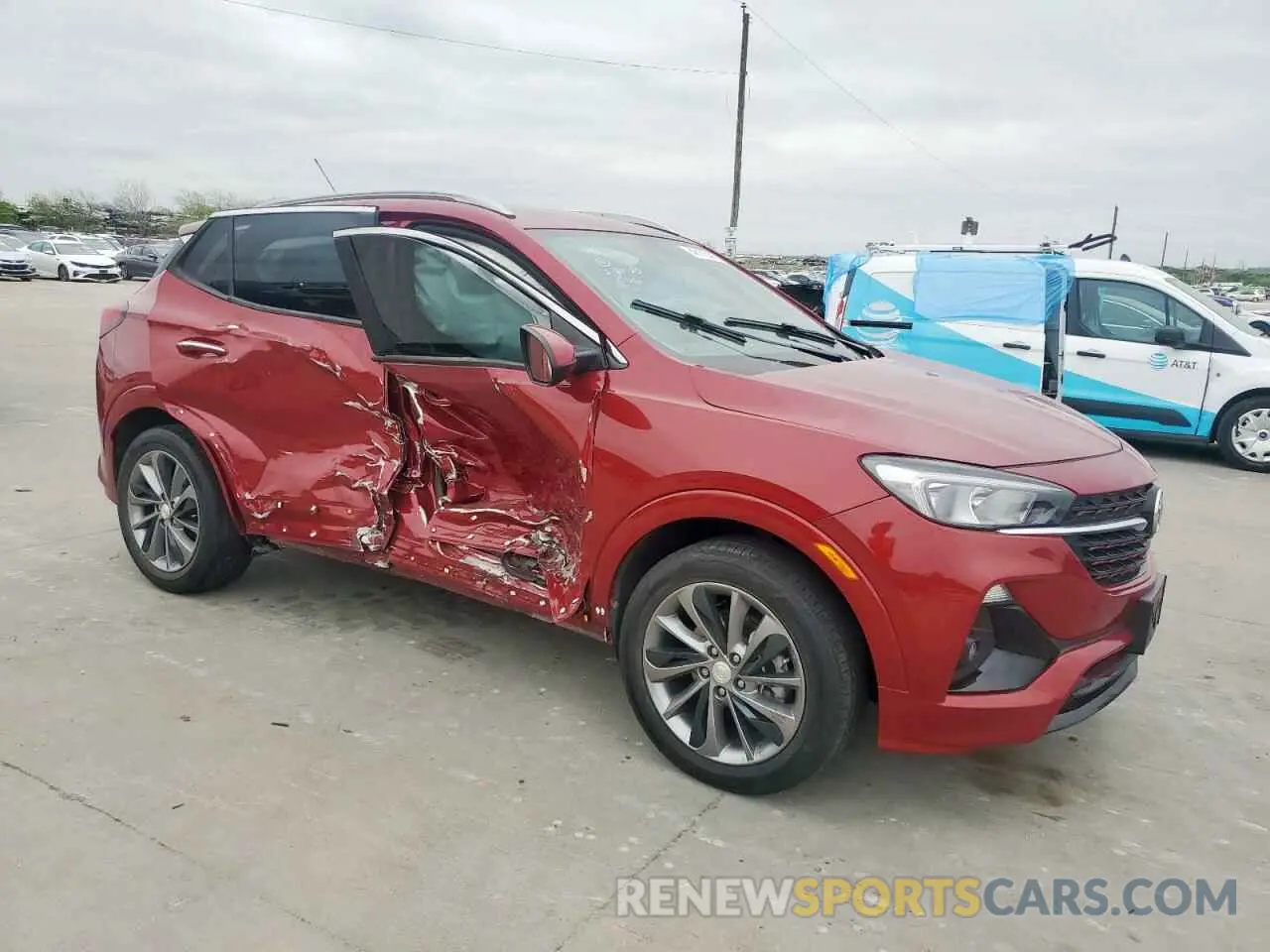 4 Photograph of a damaged car KL4MMDSL2MB115451 BUICK ENCORE 2021