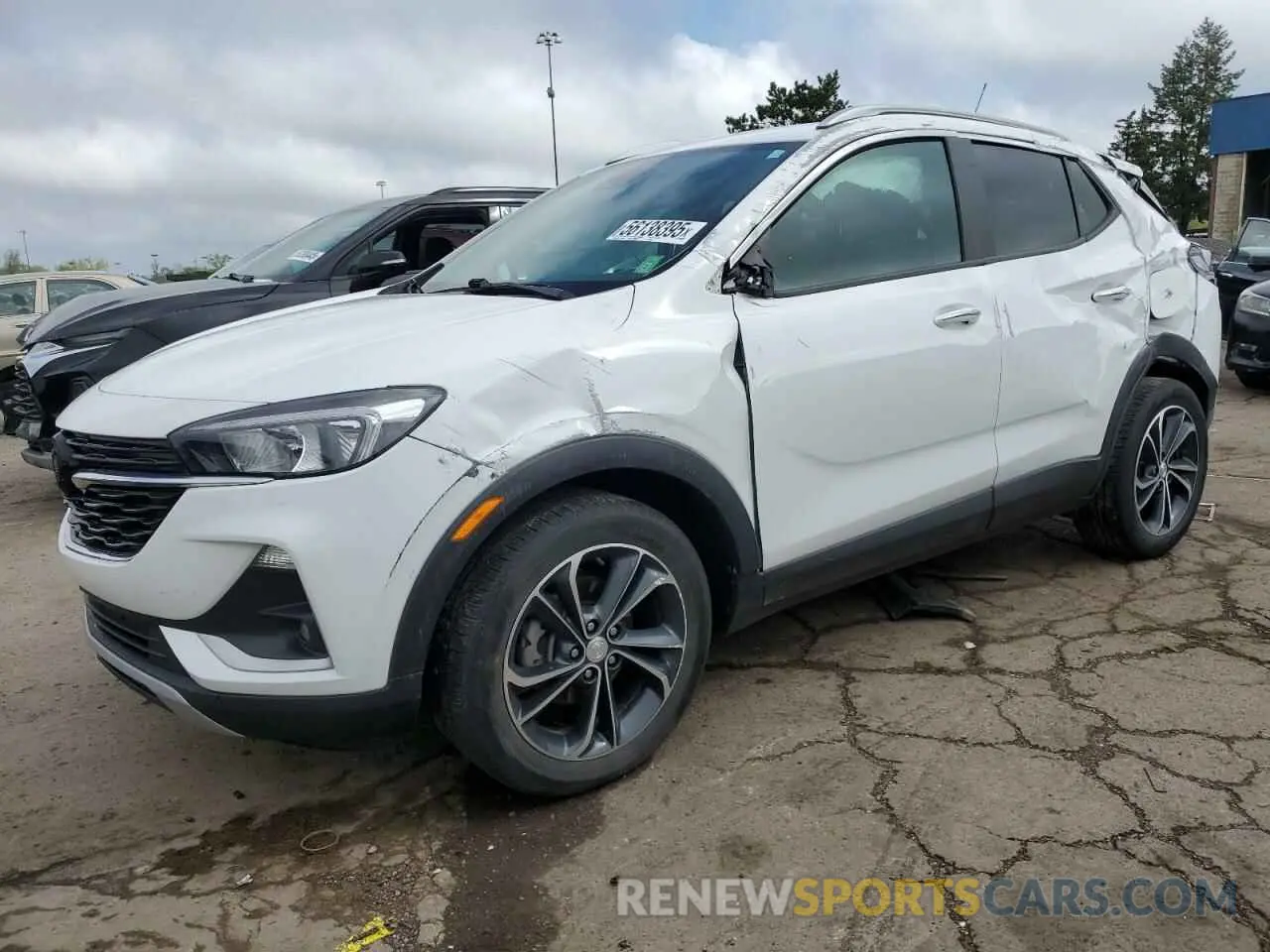 1 Photograph of a damaged car KL4MMDSL4MB113927 BUICK ENCORE 2021