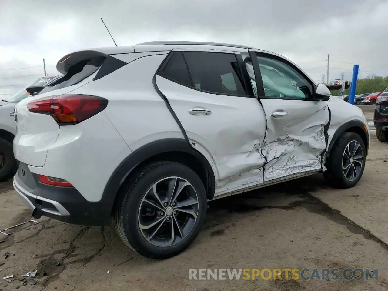 3 Photograph of a damaged car KL4MMDSL4MB113927 BUICK ENCORE 2021