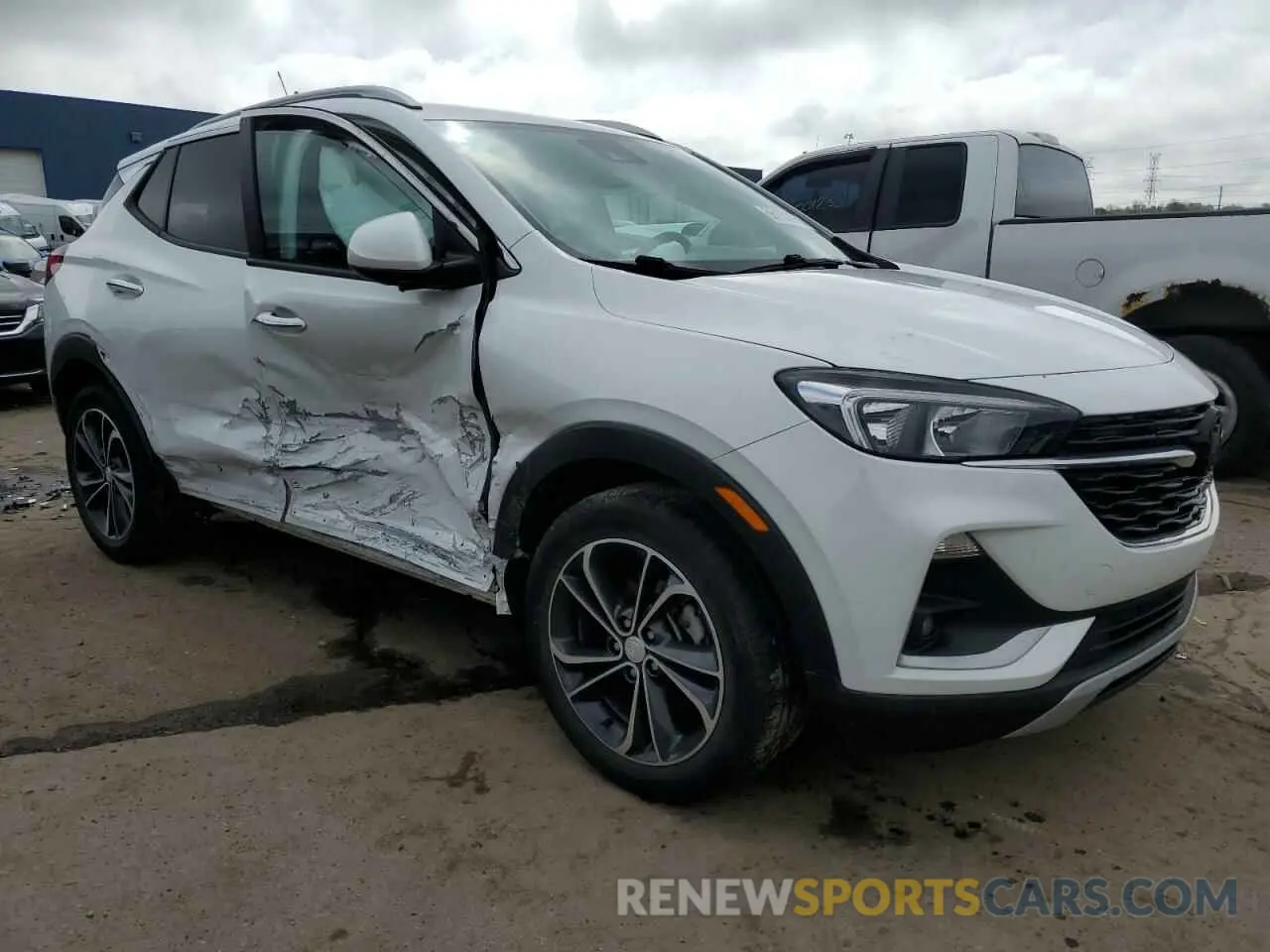 4 Photograph of a damaged car KL4MMDSL4MB113927 BUICK ENCORE 2021