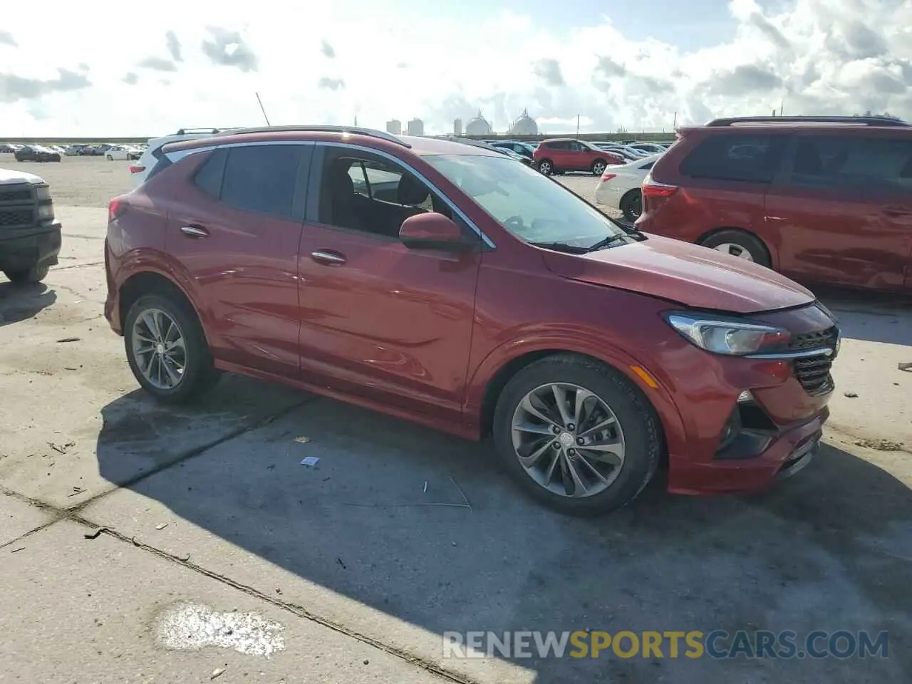 4 Photograph of a damaged car KL4MMDSL6MB065928 BUICK ENCORE 2021