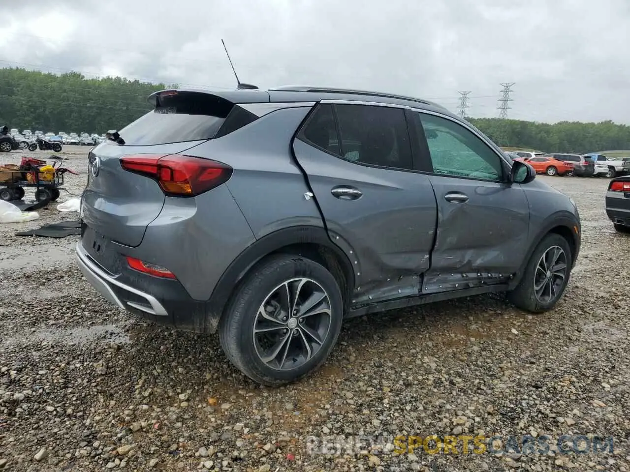 3 Photograph of a damaged car KL4MMDSL8MB067969 BUICK ENCORE 2021