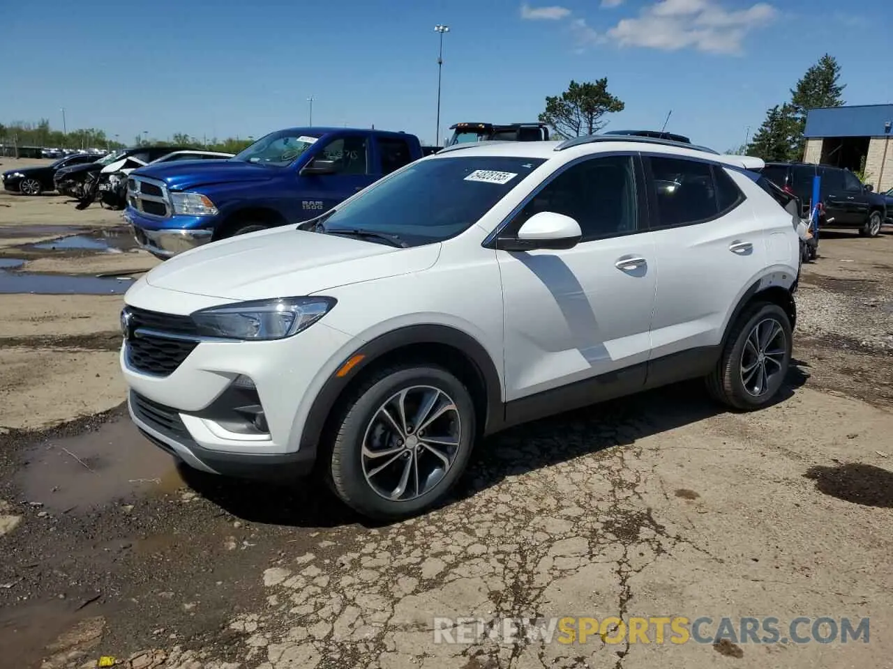 1 Photograph of a damaged car KL4MMESL0MB165951 BUICK ENCORE 2021