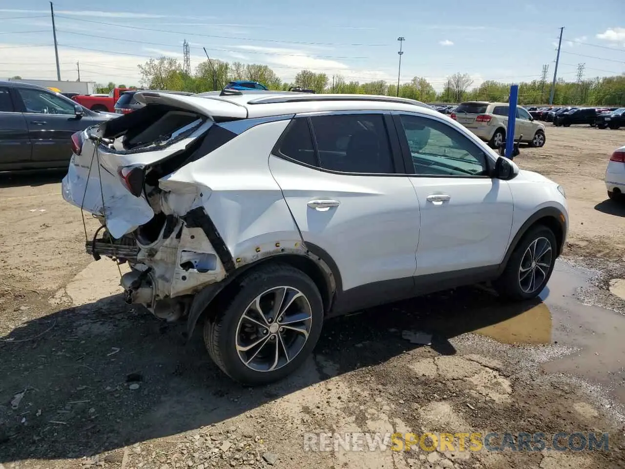 3 Photograph of a damaged car KL4MMESL0MB165951 BUICK ENCORE 2021