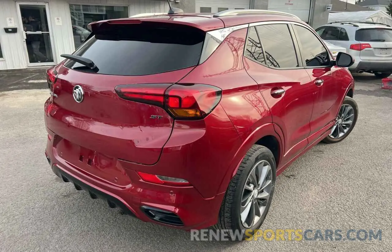 4 Photograph of a damaged car KL4MMESL5MB140530 BUICK ENCORE 2021