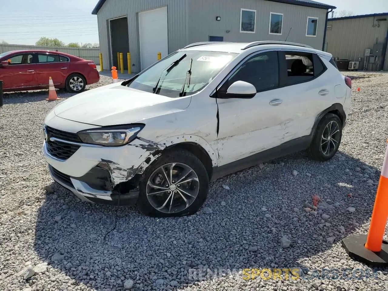 1 Photograph of a damaged car KL4MMESL8MB097169 BUICK ENCORE 2021