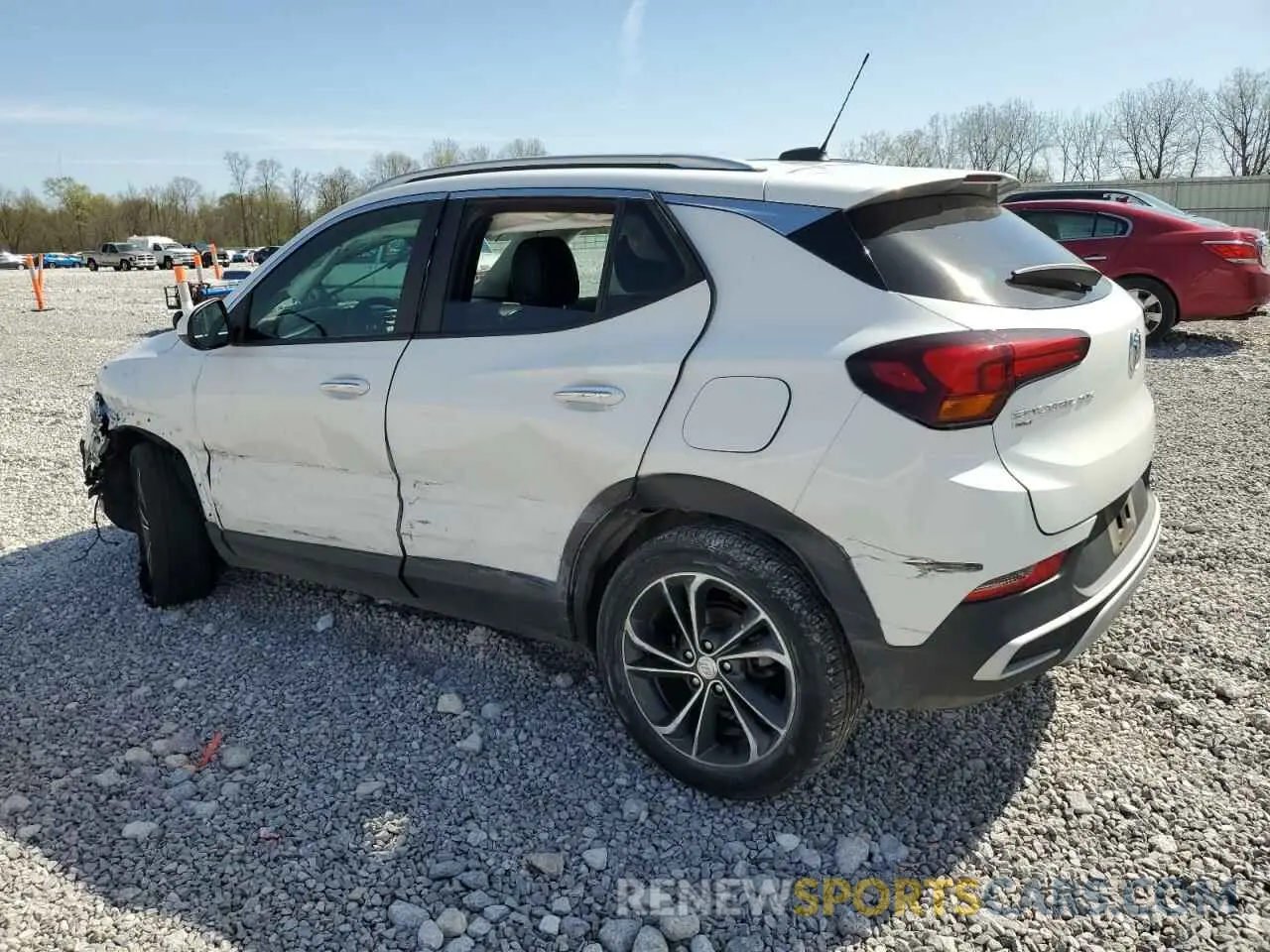 2 Photograph of a damaged car KL4MMESL8MB097169 BUICK ENCORE 2021