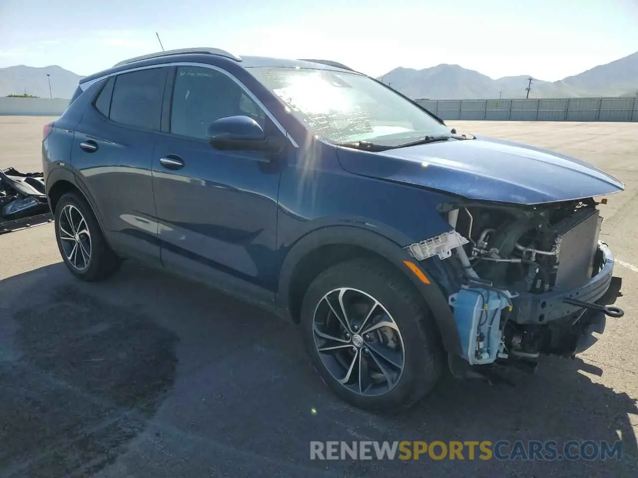 4 Photograph of a damaged car KL4MMESL8MB143809 BUICK ENCORE 2021