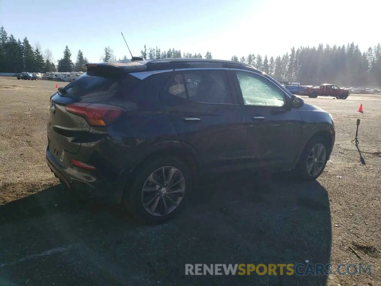 3 Photograph of a damaged car KL4MMESL9MB133144 BUICK ENCORE 2021