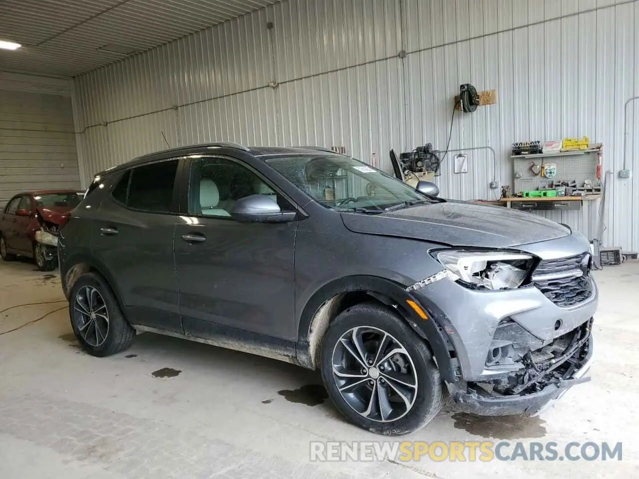 4 Photograph of a damaged car KL4MMESL9MB161512 BUICK ENCORE 2021