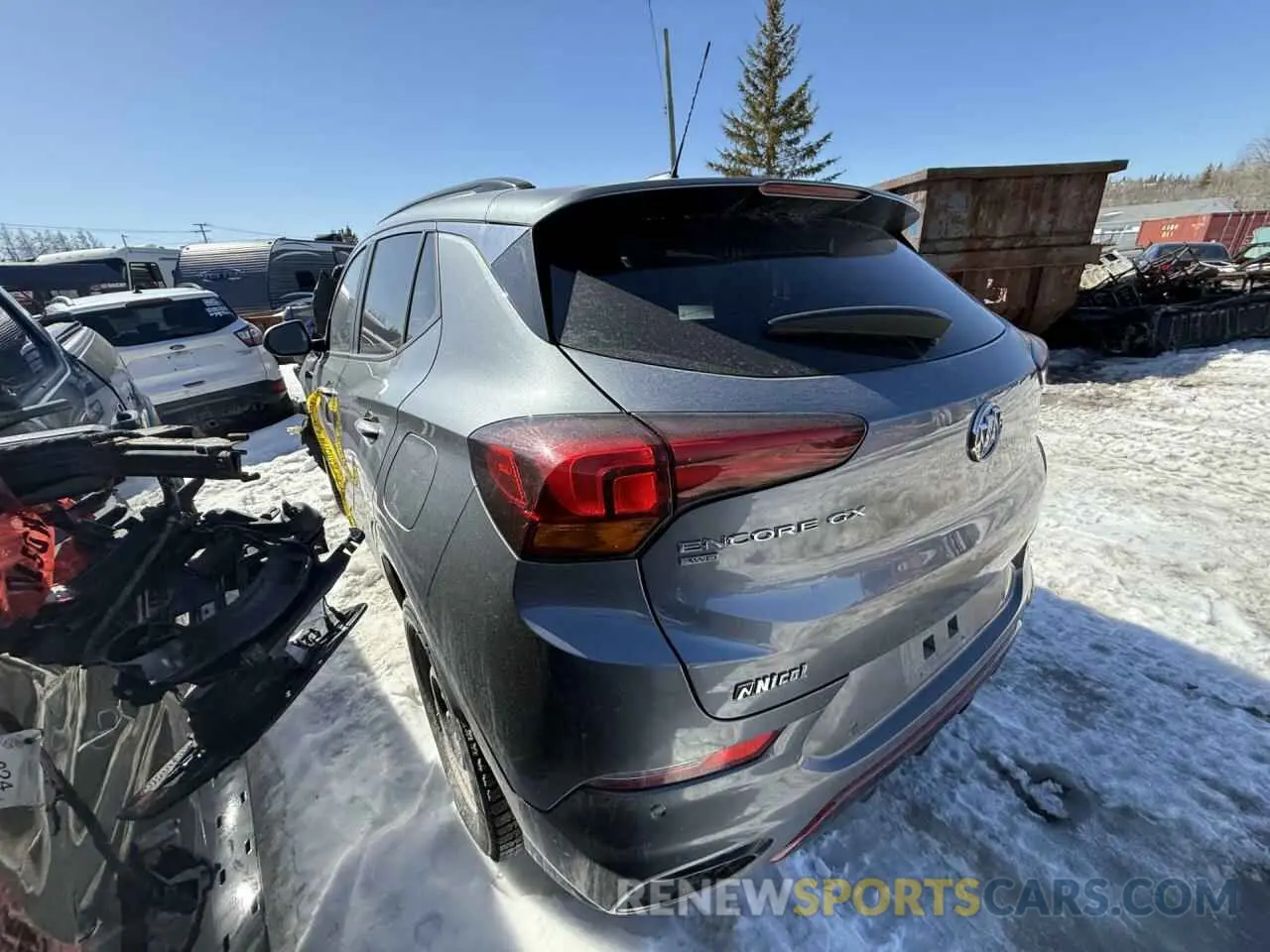 2 Photograph of a damaged car KL4MMESL9MB164927 BUICK ENCORE 2021