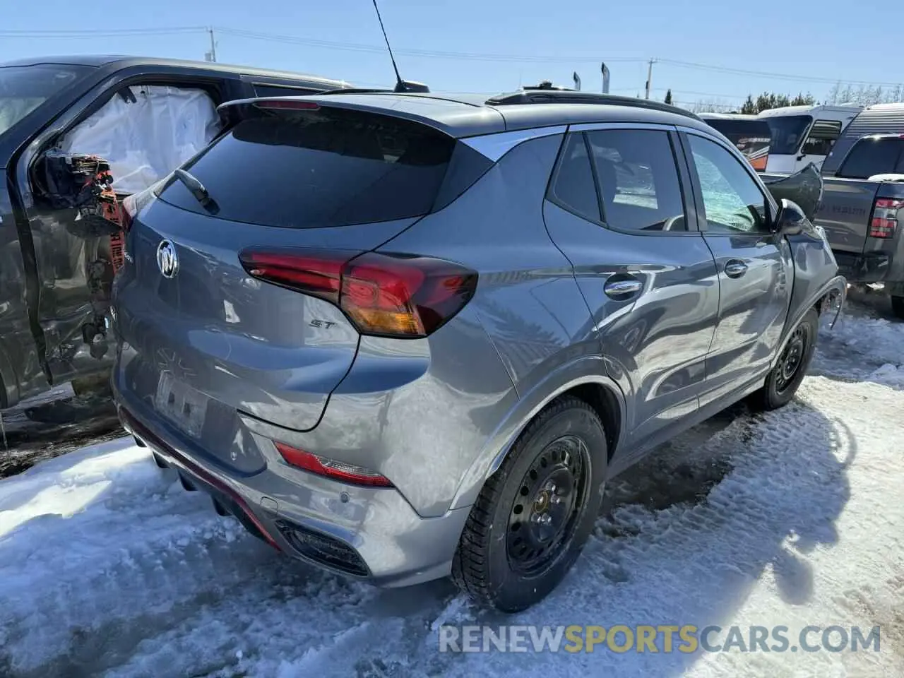 3 Photograph of a damaged car KL4MMESL9MB164927 BUICK ENCORE 2021