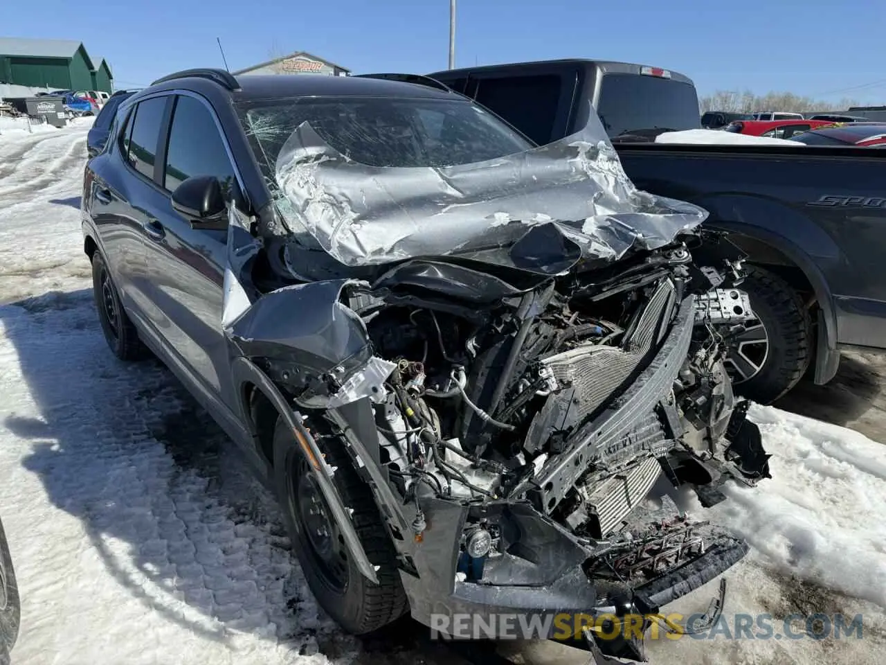 4 Photograph of a damaged car KL4MMESL9MB164927 BUICK ENCORE 2021