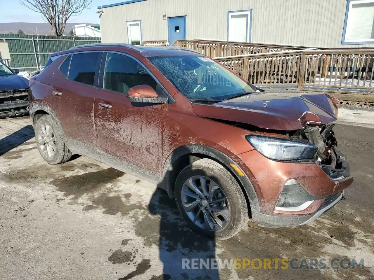 4 Photograph of a damaged car KL4MMESLXMB093236 BUICK ENCORE 2021