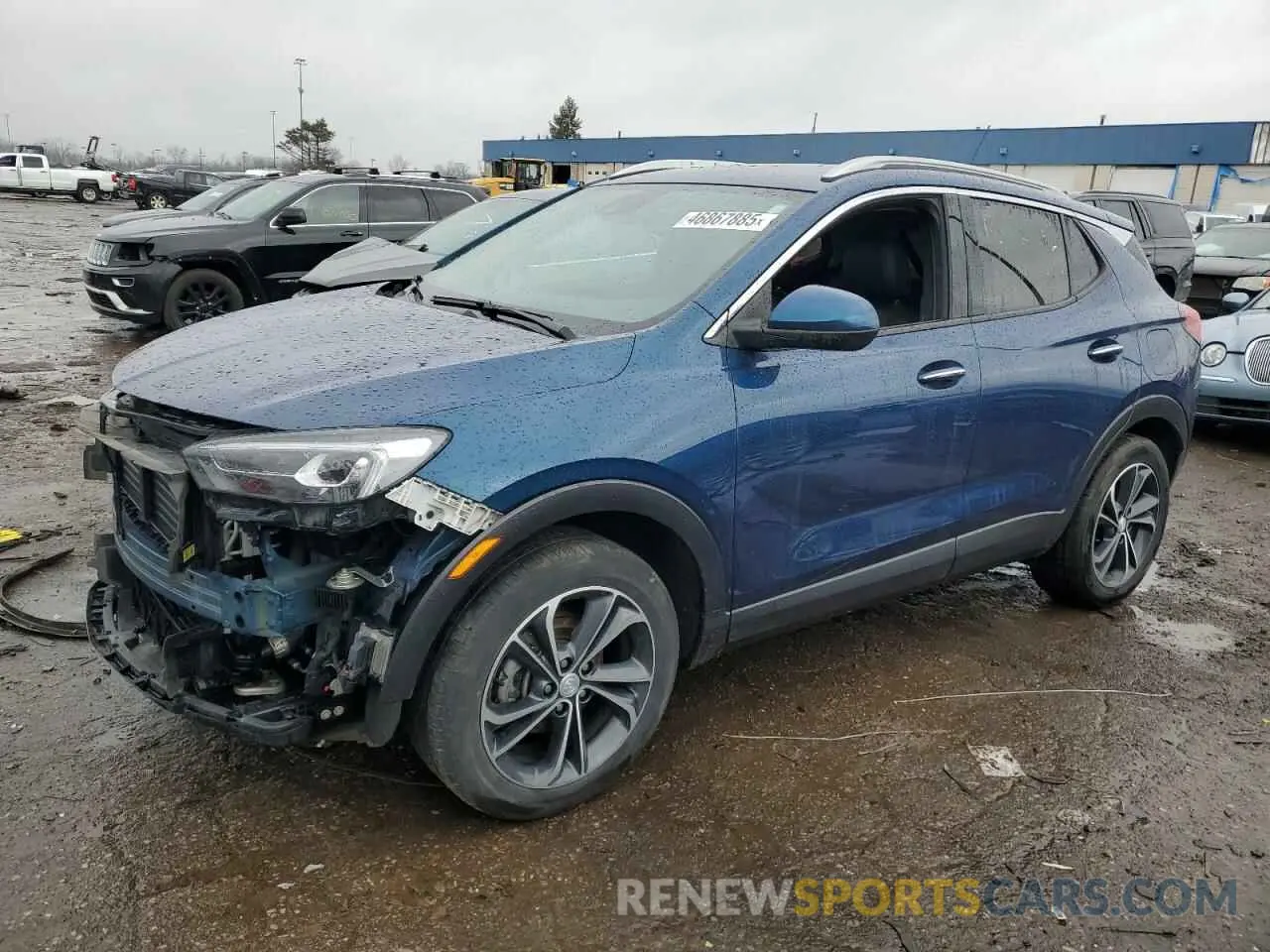 1 Photograph of a damaged car KL4MMFSL3MB126714 BUICK ENCORE 2021