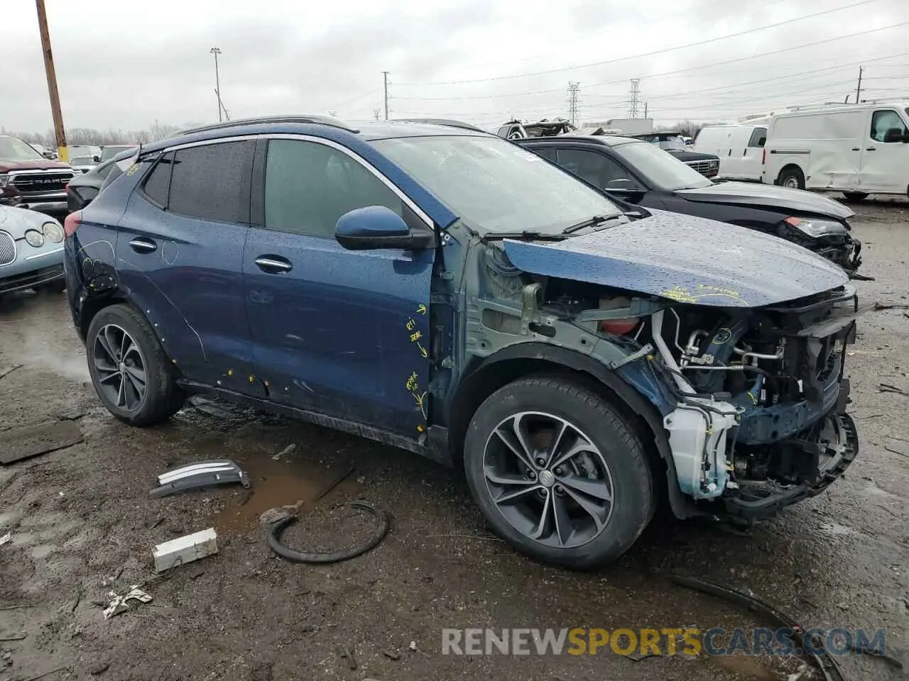 4 Photograph of a damaged car KL4MMFSL3MB126714 BUICK ENCORE 2021
