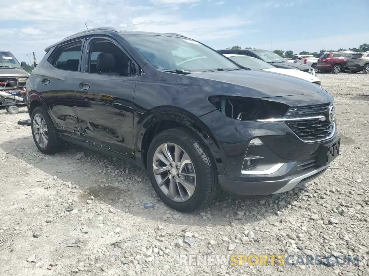4 Photograph of a damaged car KL4MMFSL3MB151001 BUICK ENCORE 2021
