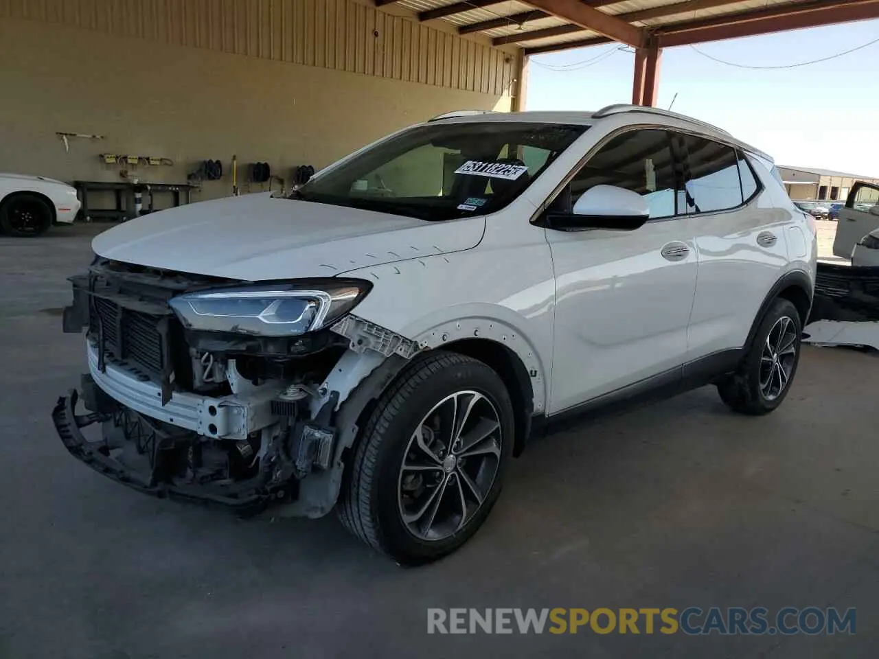 1 Photograph of a damaged car KL4MMFSL6MB154782 BUICK ENCORE 2021